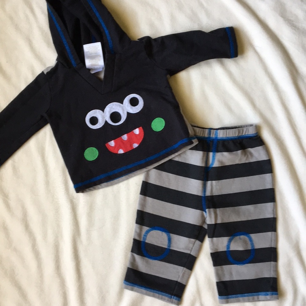 [ Baby Starters Monster Outfit Set ] 6-9 months